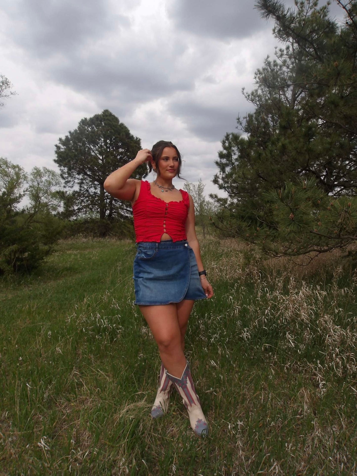 Rodeo Ruffle Top