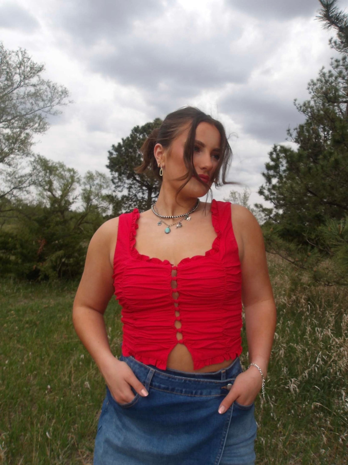 Rodeo Ruffle Top