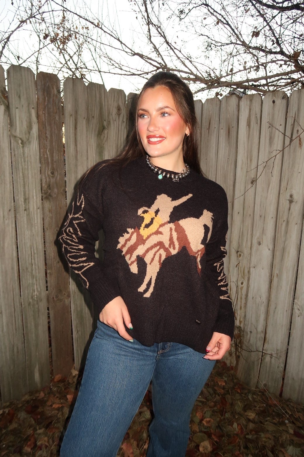 LETS RODEO SWEATER