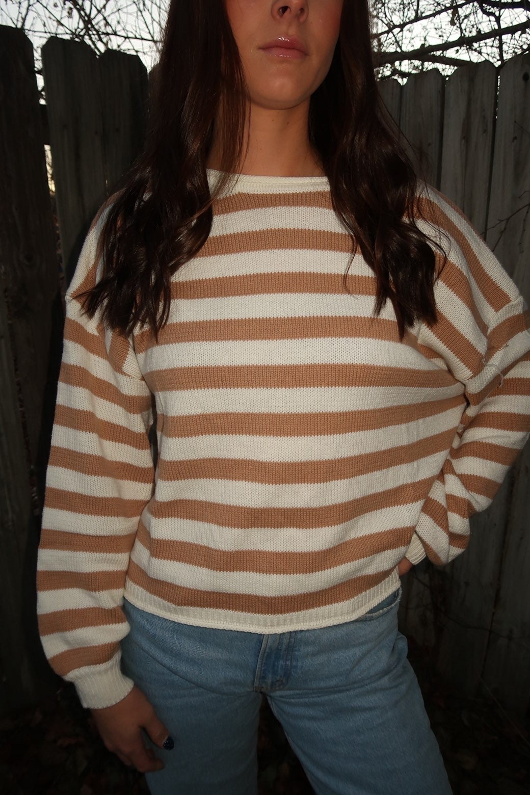 COCOA & CREAM SWEATER