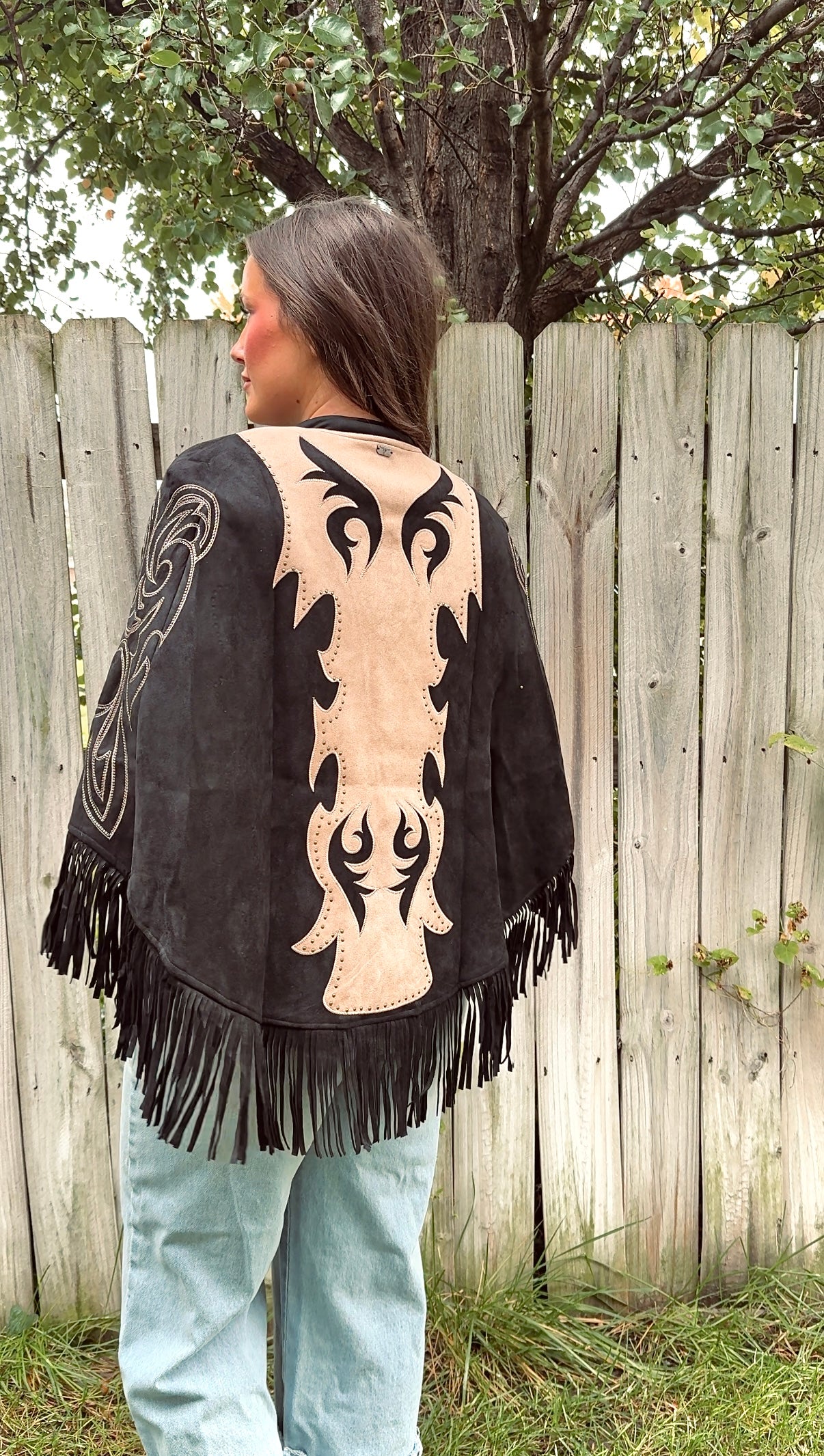 LONE STAR FRINGE CAPE