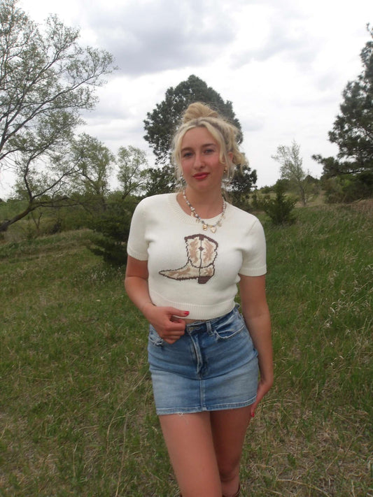 The Western Knit Top