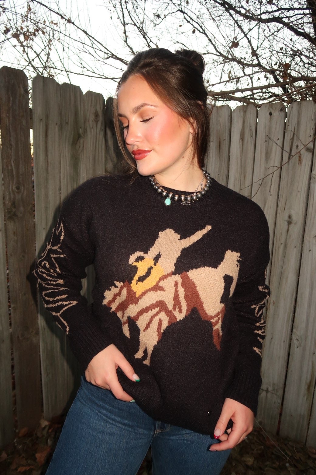 LETS RODEO SWEATER