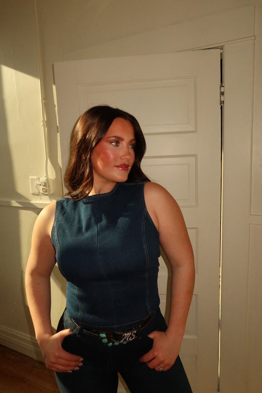 SOMETHING BLUE TOP