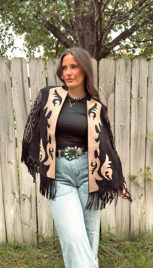 LONE STAR FRINGE CAPE