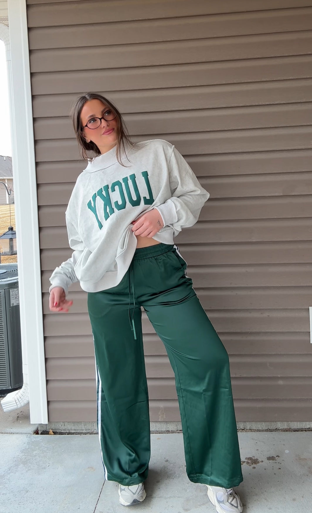 SATIN WIDE LEG PANT