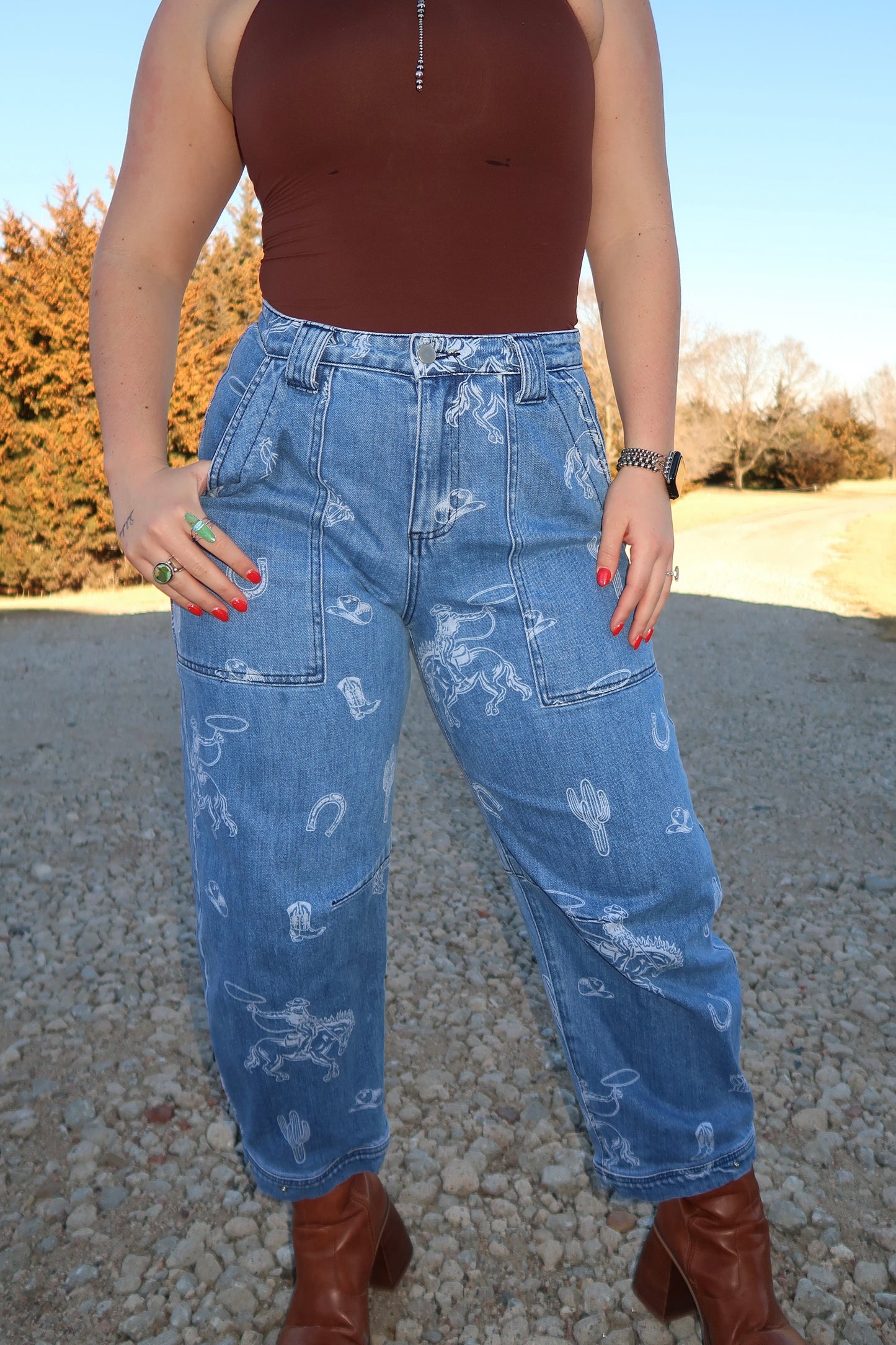 THE WESTERN BARREL PANT