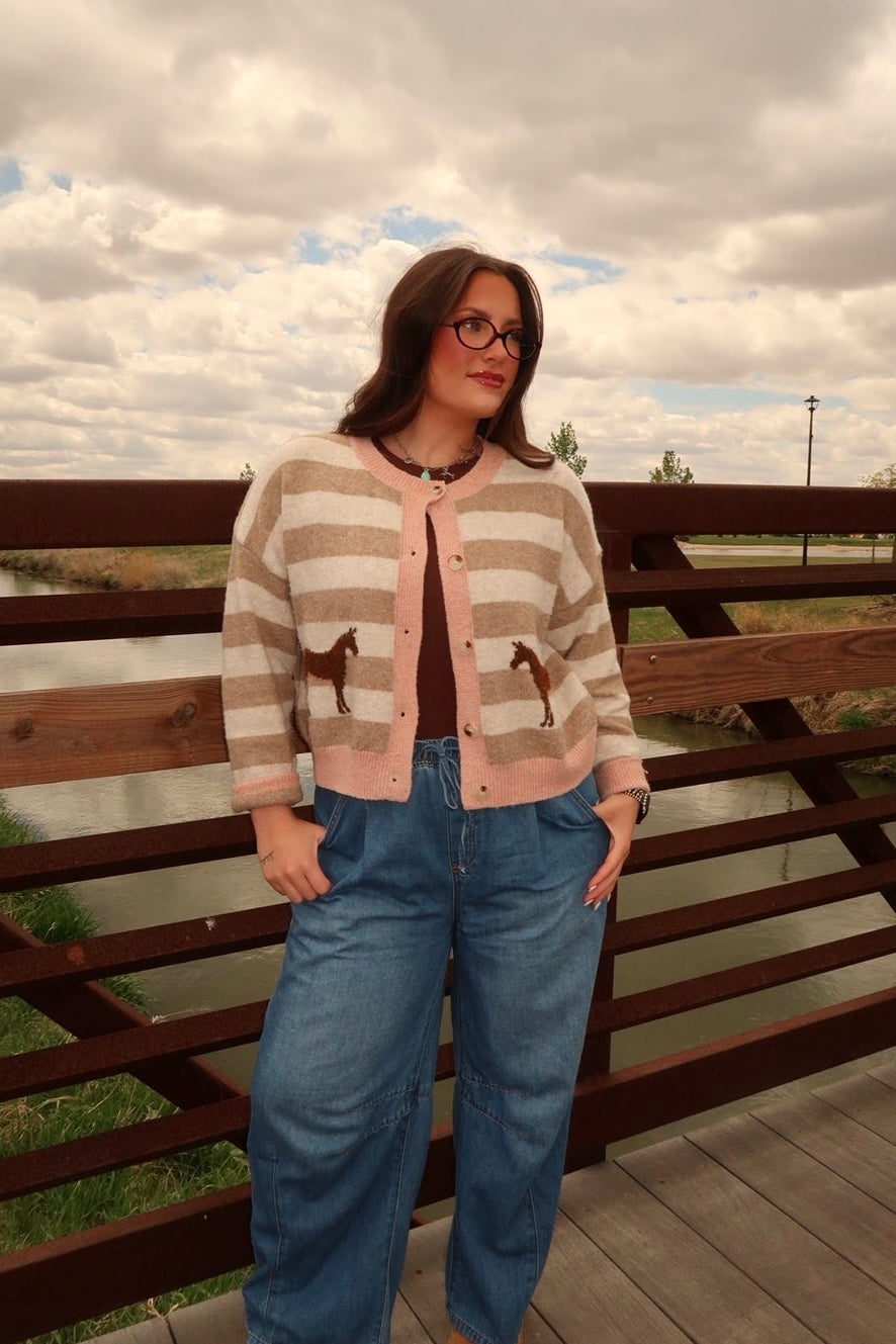 PRARIE PONY CARDI